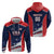 Custom USA Cricket Zip Hoodie US Team Play Bold Play Proud - Wonder Print Shop