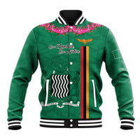 Personalized One Zambia One Nation Baseball Jacket Happy Independence Day