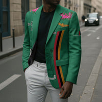 Personalized One Zambia One Nation Blazer Happy Independence Day