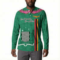 Personalized One Zambia One Nation Button Sweatshirt Happy Independence Day