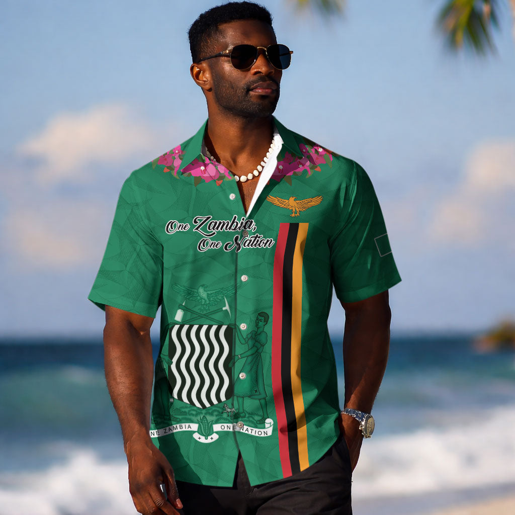 Personalized One Zambia One Nation Hawaiian Shirt Happy Independence Day
