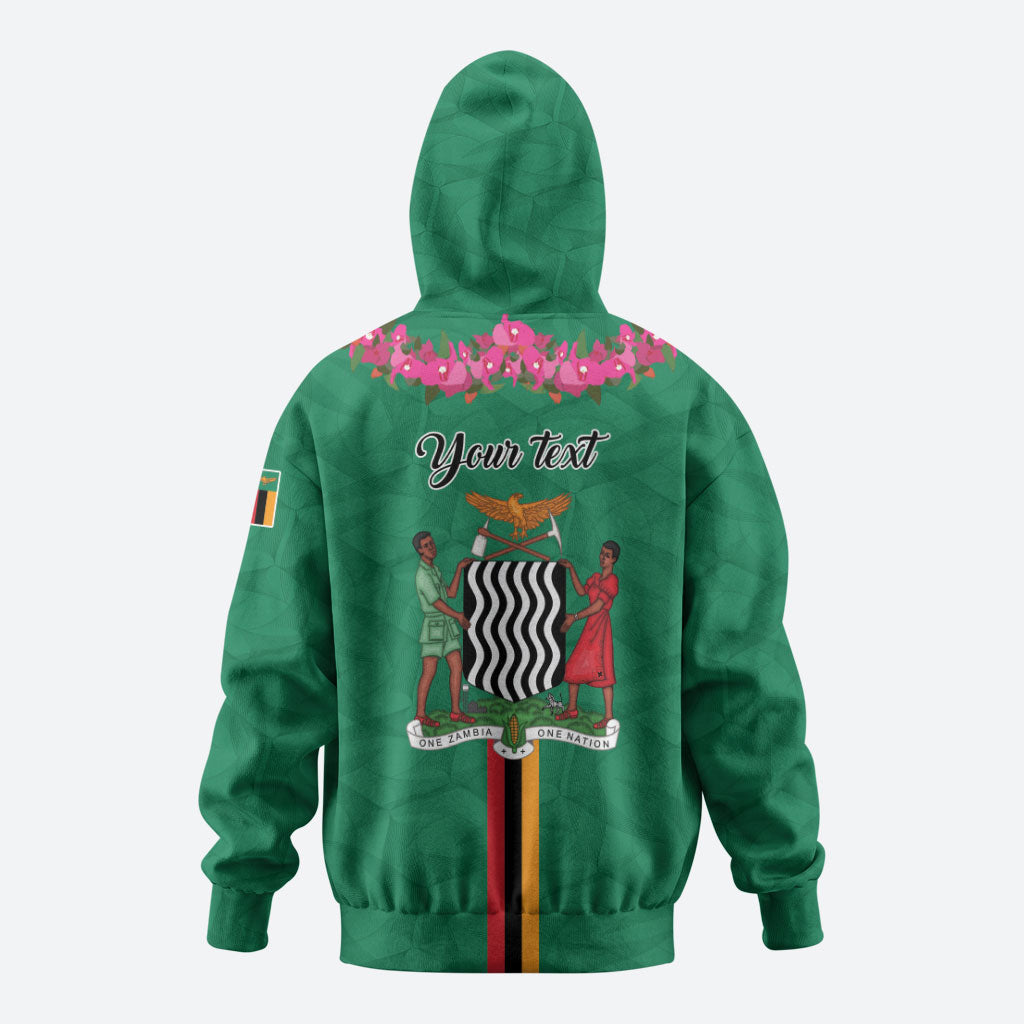 Personalized One Zambia One Nation Hoodie Happy Independence Day