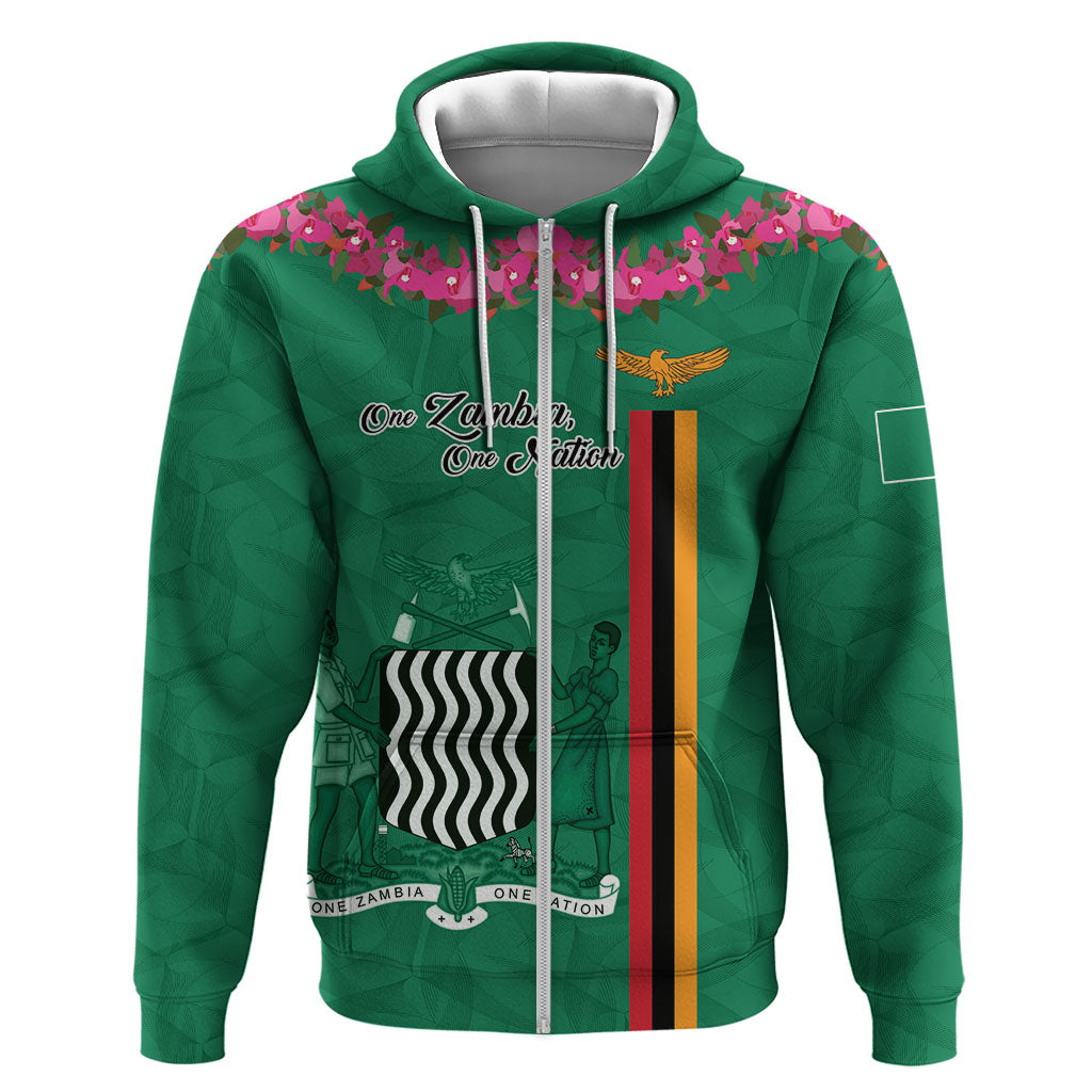 Personalized One Zambia One Nation Hoodie Happy Independence Day