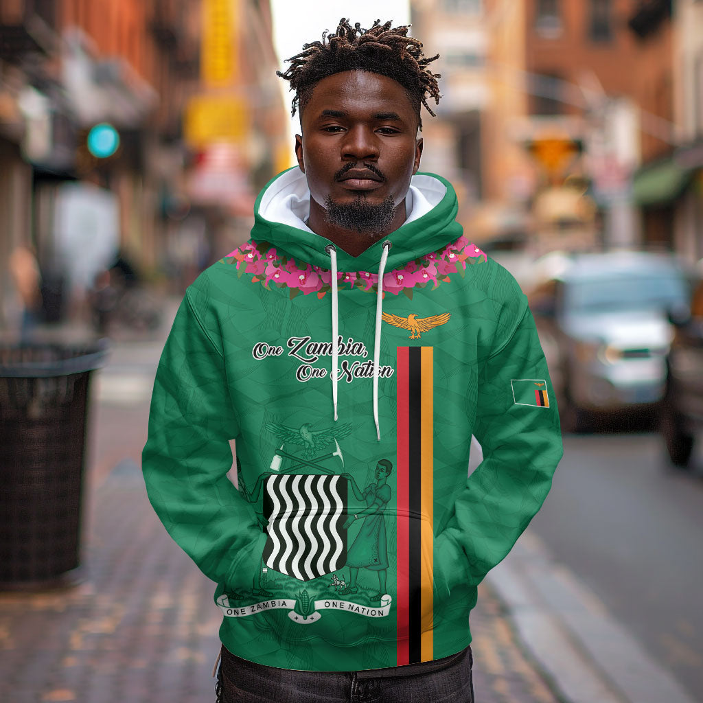Personalized One Zambia One Nation Hoodie Happy Independence Day
