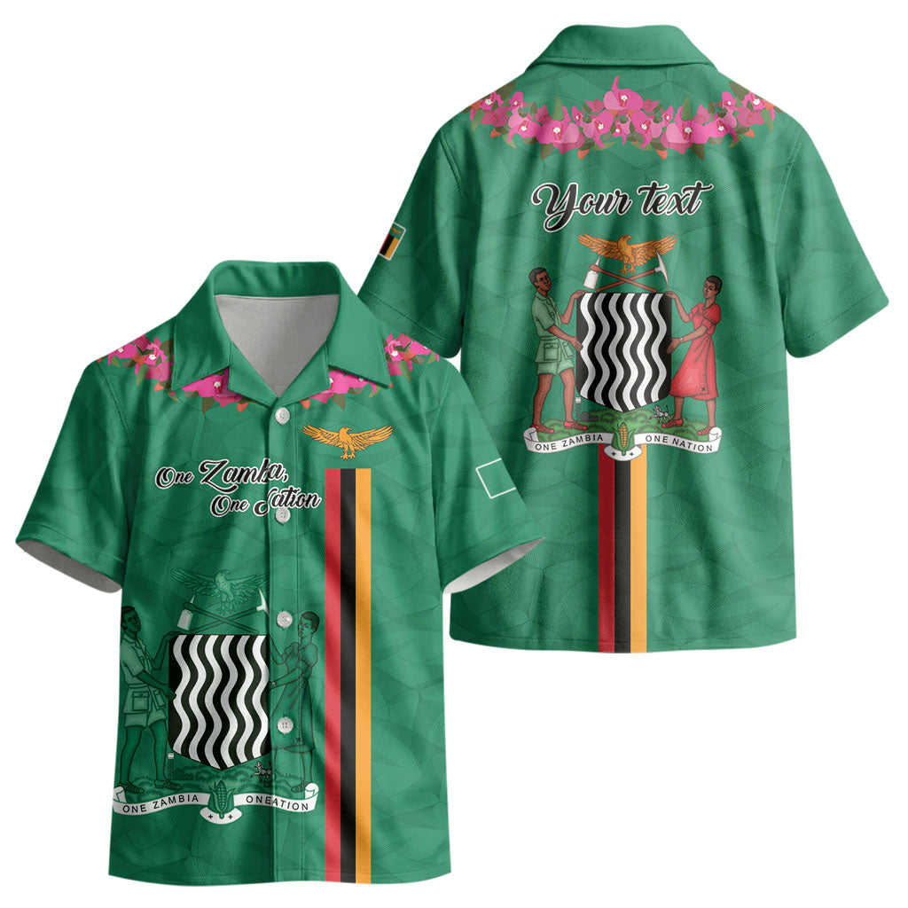 Personalized One Zambia One Nation Kid Hawaiian Shirt Happy Independence Day