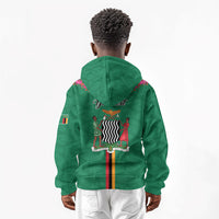 Personalized One Zambia One Nation Kid Hoodie Happy Independence Day