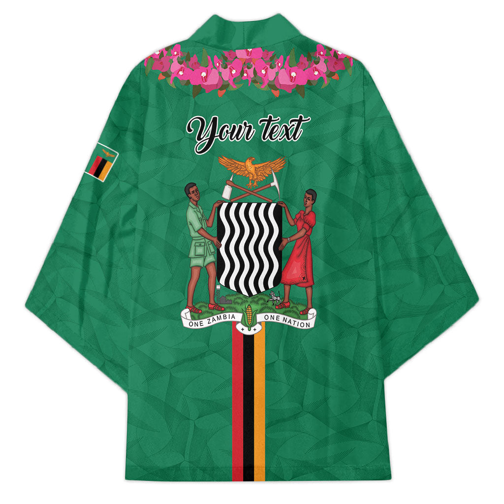 Personalized One Zambia One Nation Kimono Happy Independence Day
