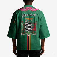 Personalized One Zambia One Nation Kimono Happy Independence Day