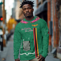 Personalized One Zambia One Nation Long Sleeve Shirt Happy Independence Day
