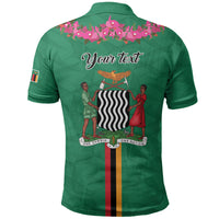 Personalized One Zambia One Nation Polo Shirt Happy Independence Day