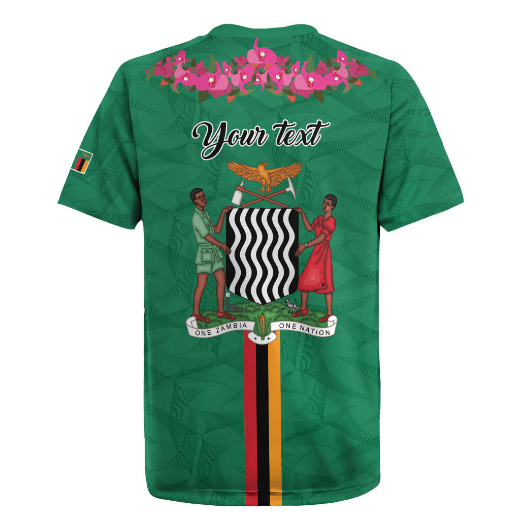 Personalized One Zambia One Nation Rugby Jersey Happy Independence Day
