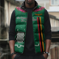 Personalized One Zambia One Nation Sleeveless Puffer Jacket Happy Independence Day