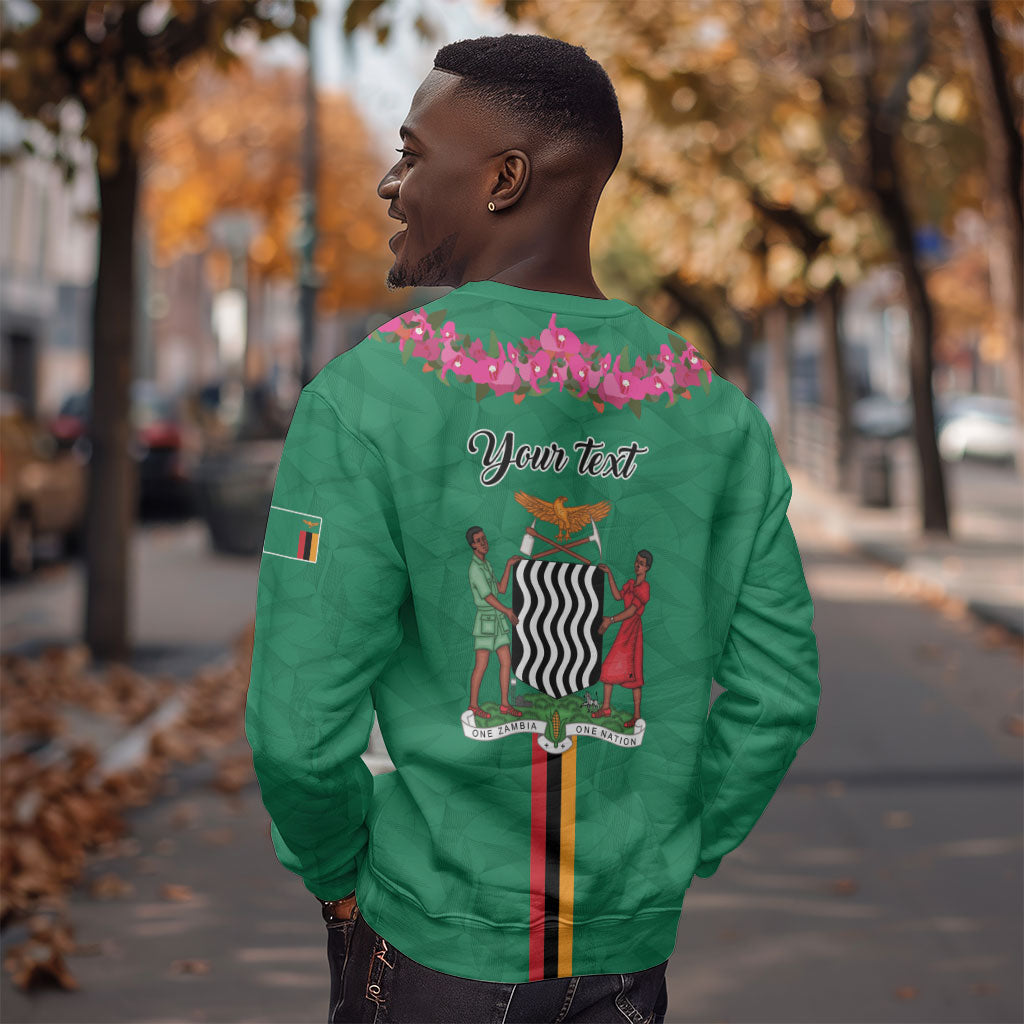 Personalized One Zambia One Nation Sweatshirt Happy Independence Day