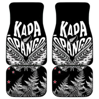 Custom New Zealand Rugby Car Mats NZ Opango Forever Silver Fern Heart - Wonder Print Shop