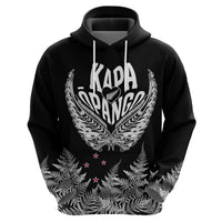 Custom New Zealand Rugby Hoodie NZ Opango Forever Silver Fern Heart - Wonder Print Shop