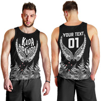 Custom New Zealand Rugby Men Tank Top NZ Opango Forever Silver Fern Heart - Wonder Print Shop