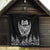Custom New Zealand Rugby Quilt NZ Opango Forever Silver Fern Heart - Wonder Print Shop
