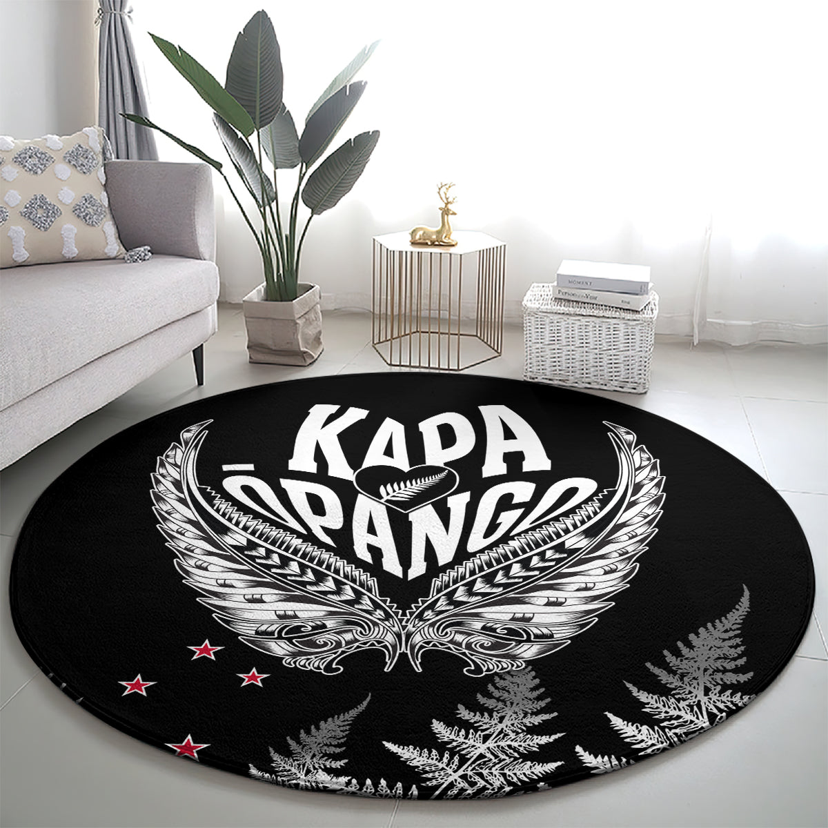 custom-new-zealand-rugby-round-carpet-nz-opango-forever-silver-fern-heart