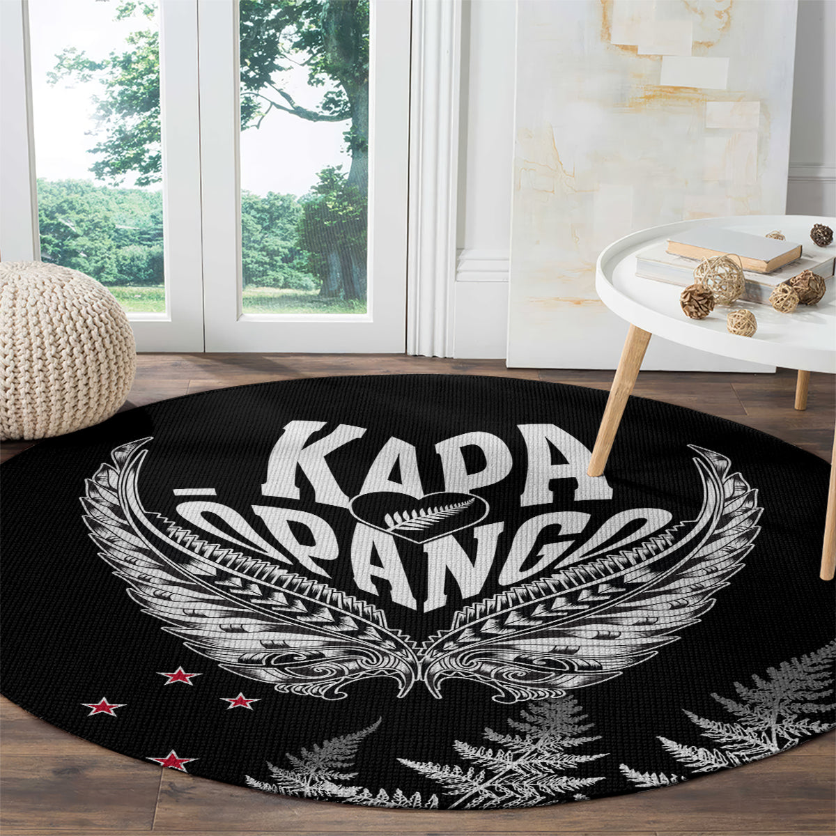 custom-new-zealand-rugby-round-carpet-nz-opango-forever-silver-fern-heart