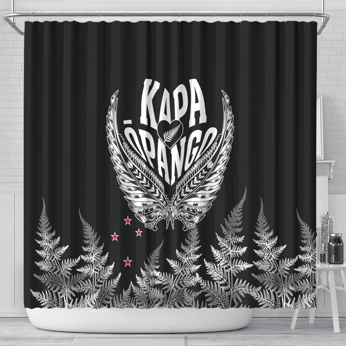 custom-new-zealand-rugby-shower-curtain-nz-opango-forever-silver-fern-heart
