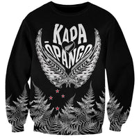 Custom New Zealand Rugby Sweatshirt NZ Opango Forever Silver Fern Heart - Wonder Print Shop