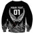 Custom New Zealand Rugby Sweatshirt NZ Opango Forever Silver Fern Heart - Wonder Print Shop