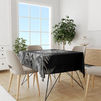 Custom New Zealand Rugby Tablecloth NZ Opango Forever Silver Fern Heart - Wonder Print Shop