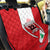 Lebanon Independence Day Back Car Seat Cover Lebanese Coat Of Arms Islamic Pattern - Wonder Print Shop
