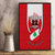 Lebanon Independence Day Canvas Wall Art Lebanese Coat Of Arms Islamic Pattern - Wonder Print Shop