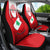 Lebanon Independence Day Car Seat Cover Lebanese Coat Of Arms Islamic Pattern - Wonder Print Shop