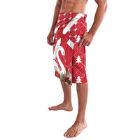 Denmark Christmas Lavalava Coquette Bow With Swan - Wonder Print Shop