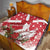 Denmark Christmas Quilt Coquette Bow With Swan - Wonder Print Shop