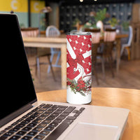 Denmark Christmas Skinny Tumbler Coquette Bow With Swan - Wonder Print Shop