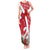 Denmark Christmas Tank Maxi Dress Coquette Bow With Swan - Wonder Print Shop