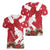 Denmark Christmas Women V-Neck T-Shirt Coquette Bow With Swan - Wonder Print Shop