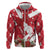 Denmark Christmas Zip Hoodie Coquette Bow With Swan - Wonder Print Shop