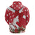 Denmark Christmas Zip Hoodie Coquette Bow With Swan - Wonder Print Shop