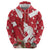 Denmark Christmas Zip Hoodie Coquette Bow With Swan - Wonder Print Shop
