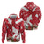 Denmark Christmas Zip Hoodie Coquette Bow With Swan - Wonder Print Shop