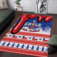 Feliz Navidad Chile Santa Claus Area Rug Chilli Christmas - Wonder Print Shop