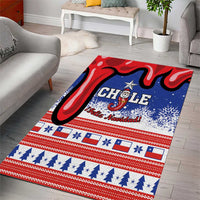 Feliz Navidad Chile Santa Claus Area Rug Chilli Christmas - Wonder Print Shop