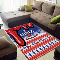 Feliz Navidad Chile Santa Claus Area Rug Chilli Christmas - Wonder Print Shop