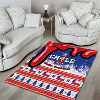 Feliz Navidad Chile Santa Claus Area Rug Chilli Christmas - Wonder Print Shop