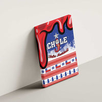 Feliz Navidad Chile Santa Claus Canvas Wall Art Chilli Christmas - Wonder Print Shop