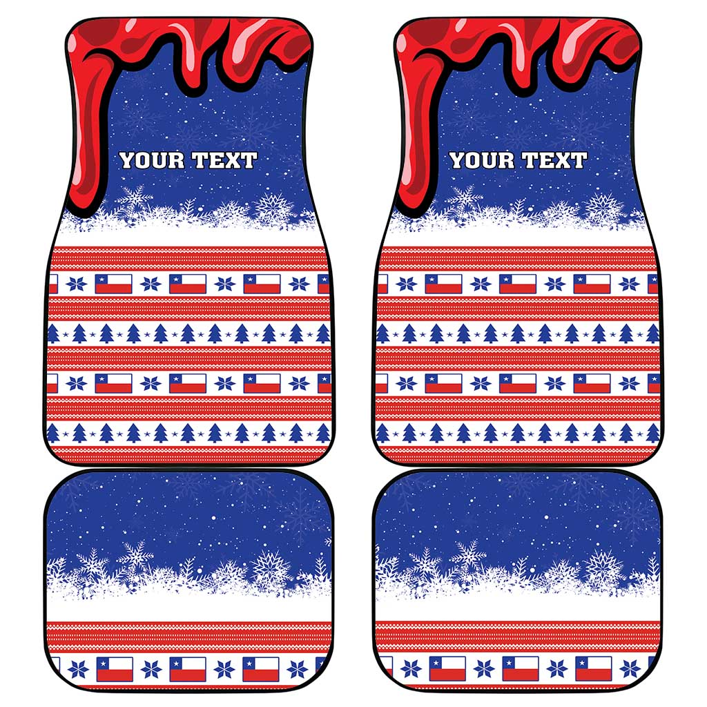 Feliz Navidad Chile Santa Claus Car Mats Chilli Christmas - Wonder Print Shop