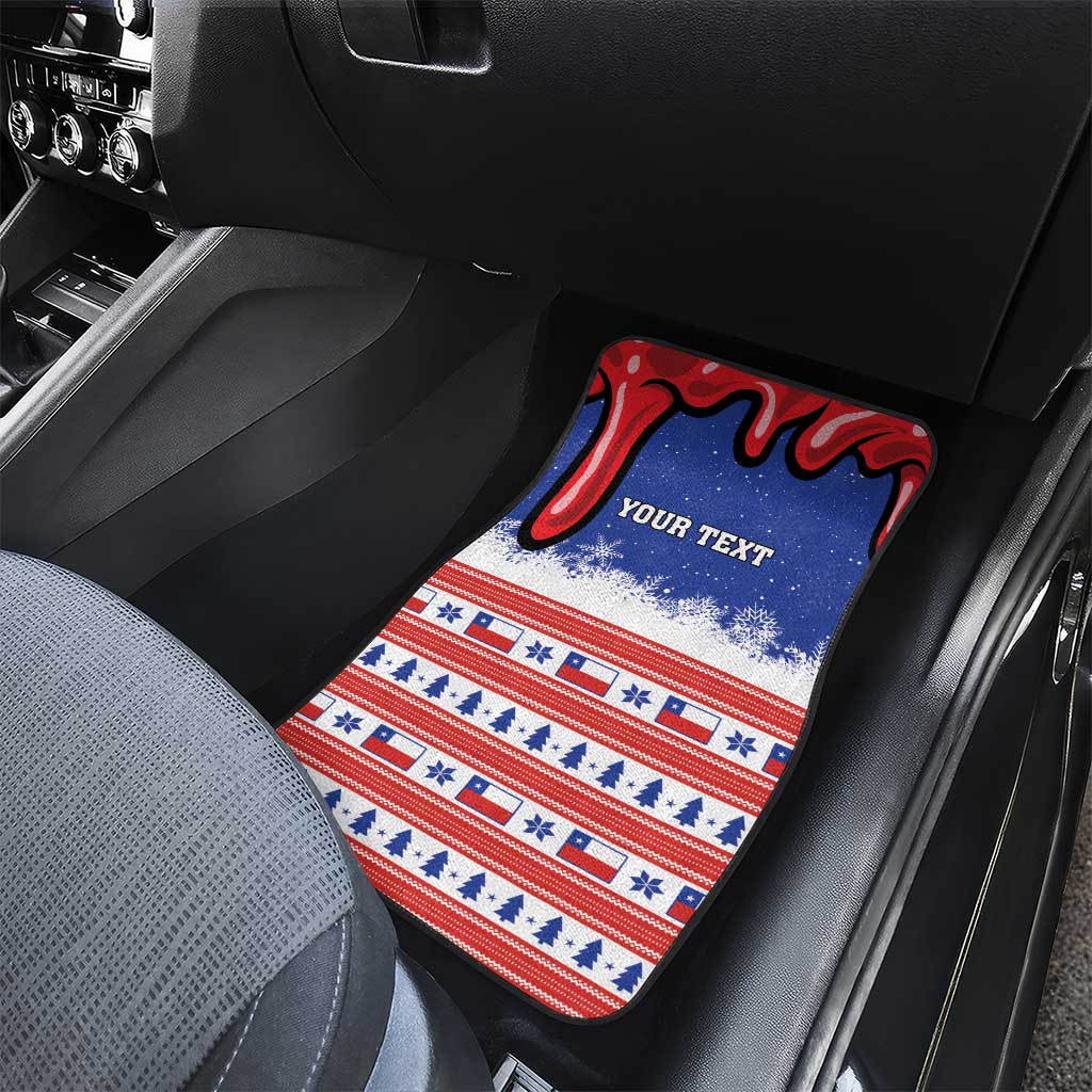 Feliz Navidad Chile Santa Claus Car Mats Chilli Christmas - Wonder Print Shop