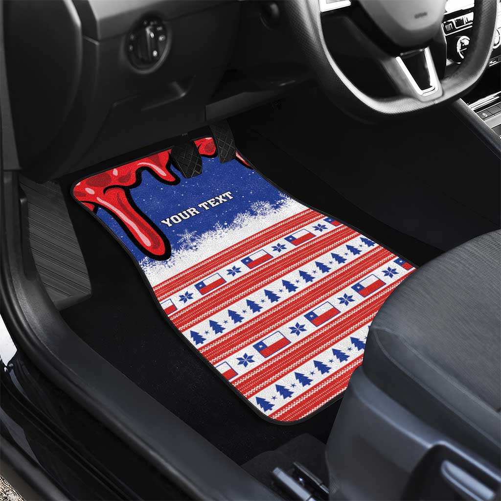 Feliz Navidad Chile Santa Claus Car Mats Chilli Christmas - Wonder Print Shop
