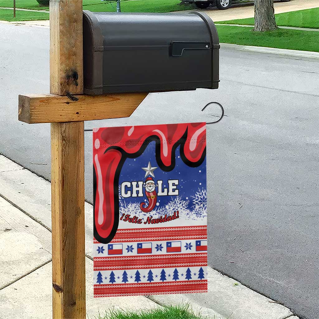 Feliz Navidad Chile Santa Claus Garden Flag Chilli Christmas - Wonder Print Shop
