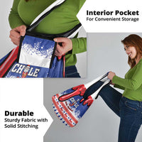 Feliz Navidad Chile Santa Claus Grocery Bag Chilli Christmas