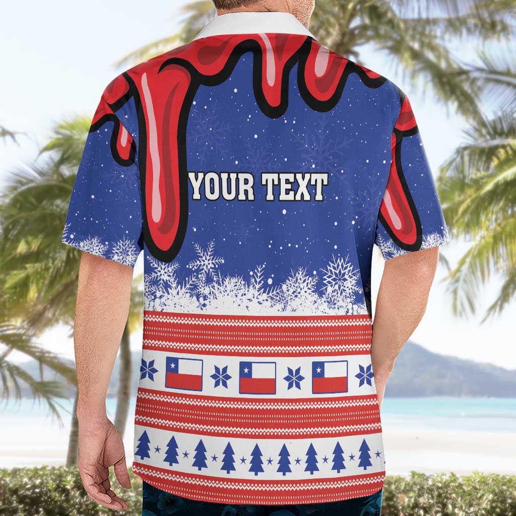 Personalized Feliz Navidad Chile Santa Claus Hawaiian Shirt Chilli Christmas - Wonder Print Shop